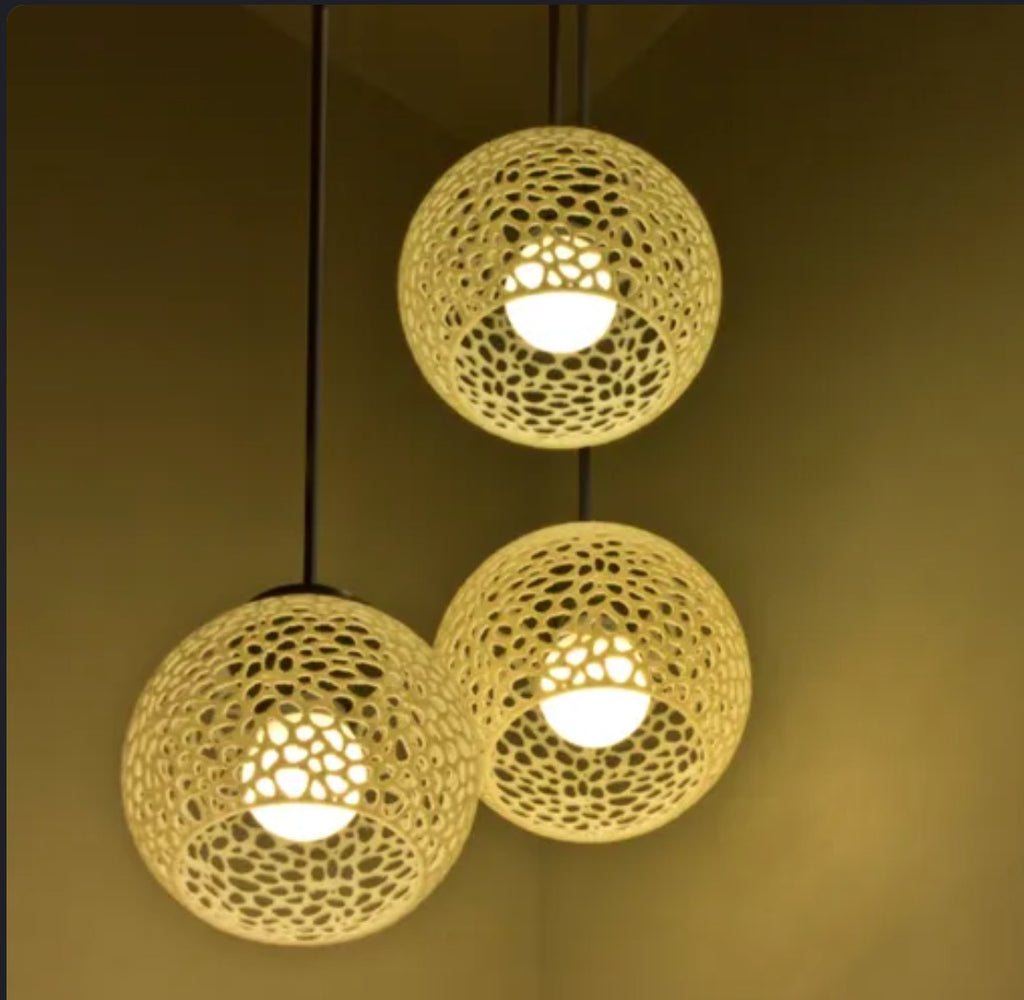 ByCraft 3D-printed Orb Lamp 1=pic without light